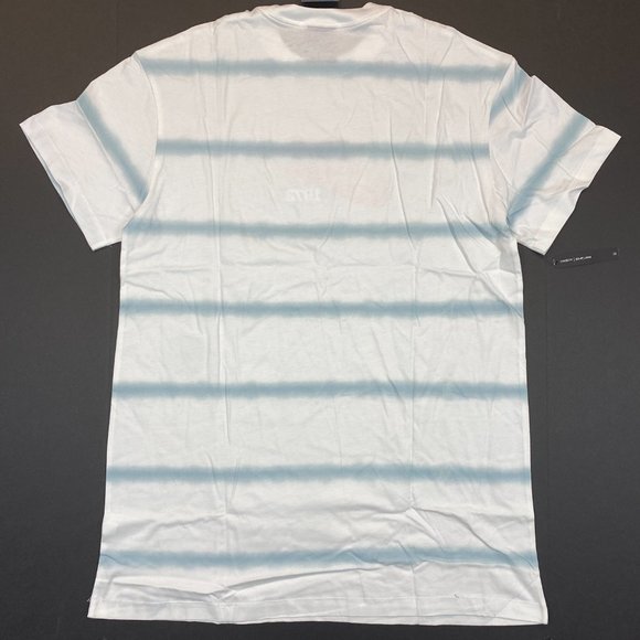 Women's Nike Essentials Tie-Dye Striped Logo T-Shirt Dress - White - L - Picture 3 of 3